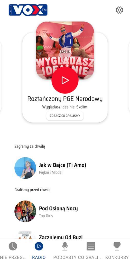 Radio VOX FM radio internetowe screenshot image 5_Popularmodapk.com