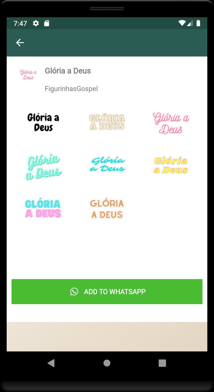 Figurinhas Gospel - Evangélica screenshot image 1_Popularmodapk.com