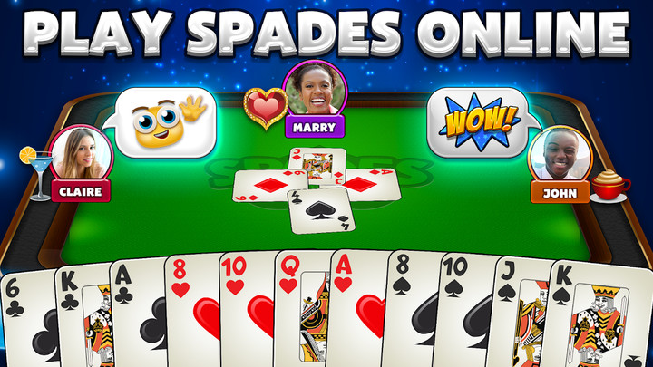 Spades Plus - Card Game screenshot image 2_Popularmodapk.com