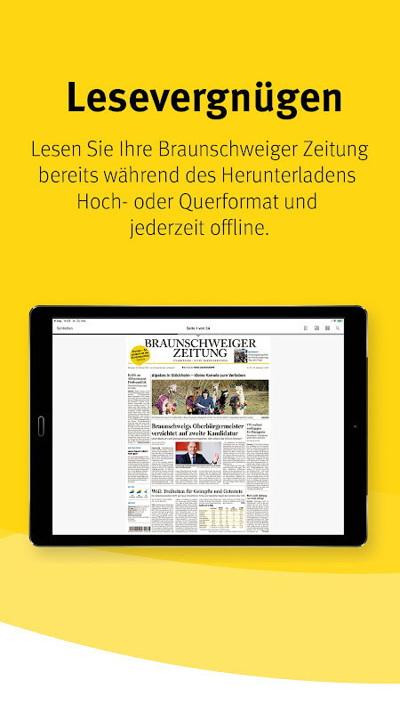 Braunschweiger Zeitung E-Paper screenshot image 1_Popularmodapk.com