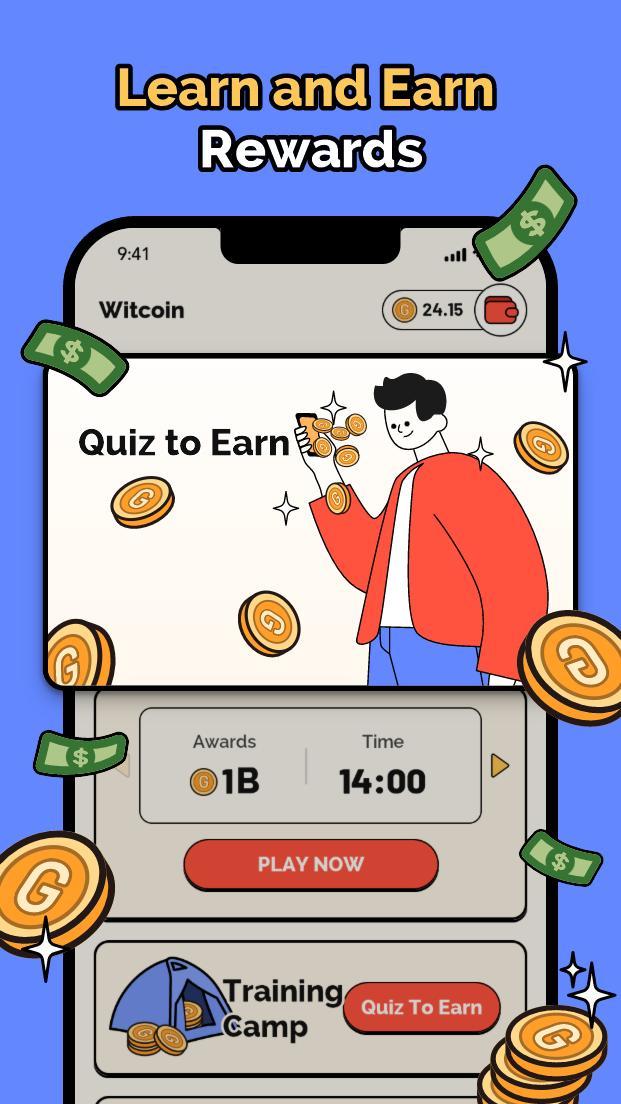 Witcoin: Learn & Earn Money screenshot image 2_Popularmodapk.com