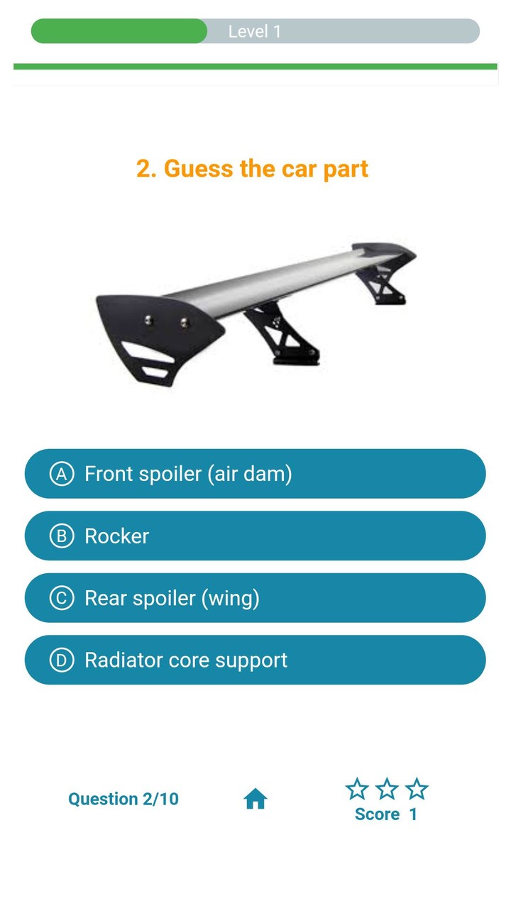 Car parts Quiz Game screenshot image 4_Popularmodapk.com