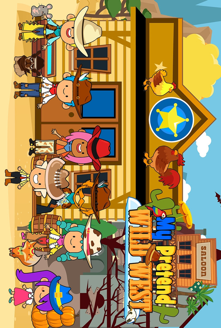 My Pretend Wild West - Cowboy & Cowgirl Kids Games(No Ads) screenshot image 27_Popularmodapk.com