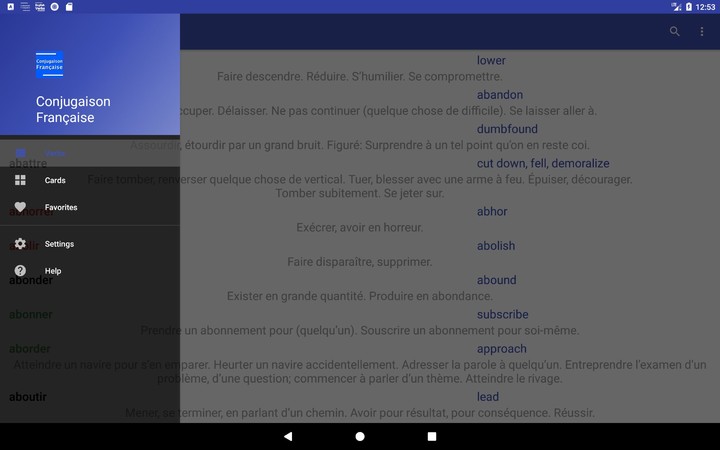 Conjugaison Française screenshot image 24_Popularmodapk.com