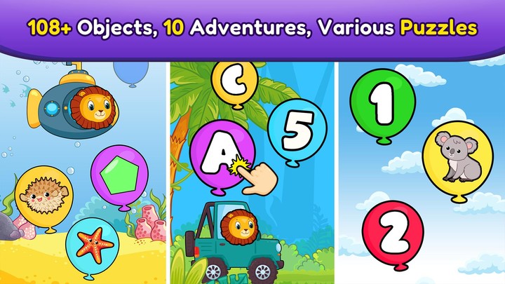 Balloon Pop Kids Learning Game screenshot image 2_Popularmodapk.com