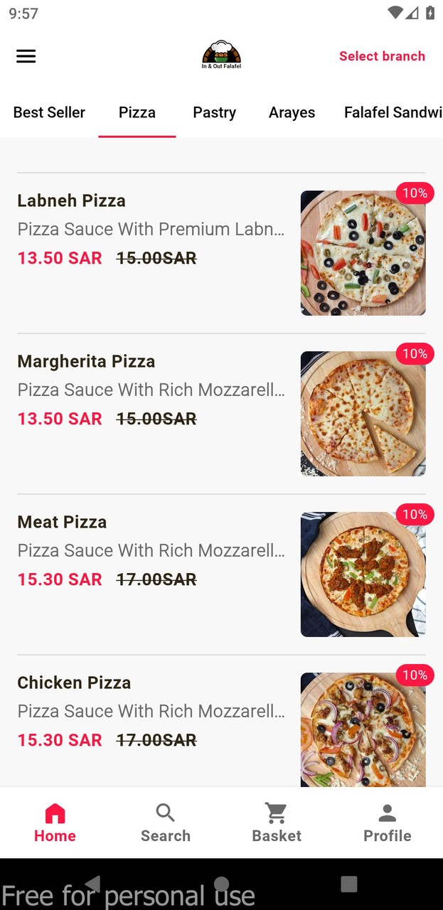 In and Out Falafel screenshot image 3_Popularmodapk.com