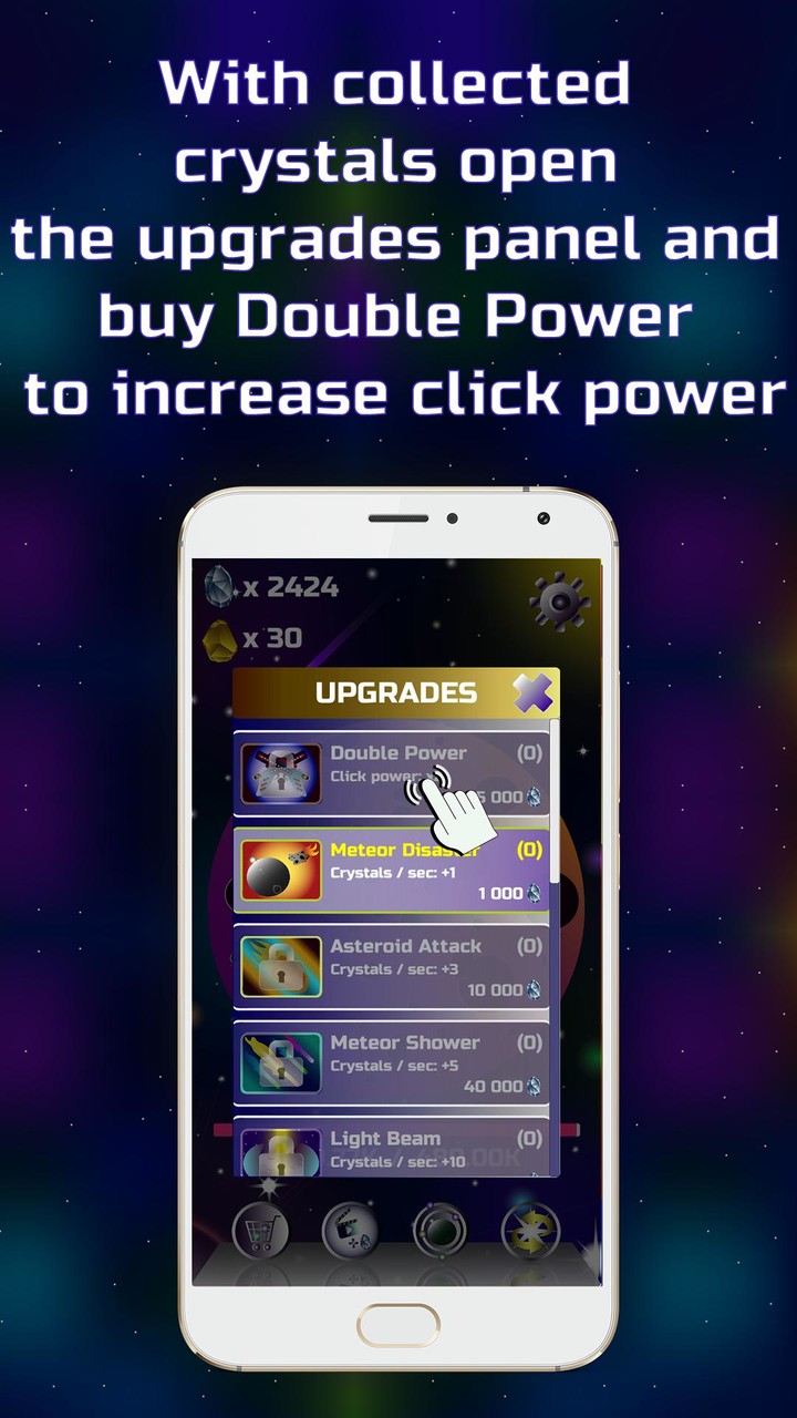 Idle Cosmos Clicker: Asteroids screenshot image 10_Popularmodapk.com
