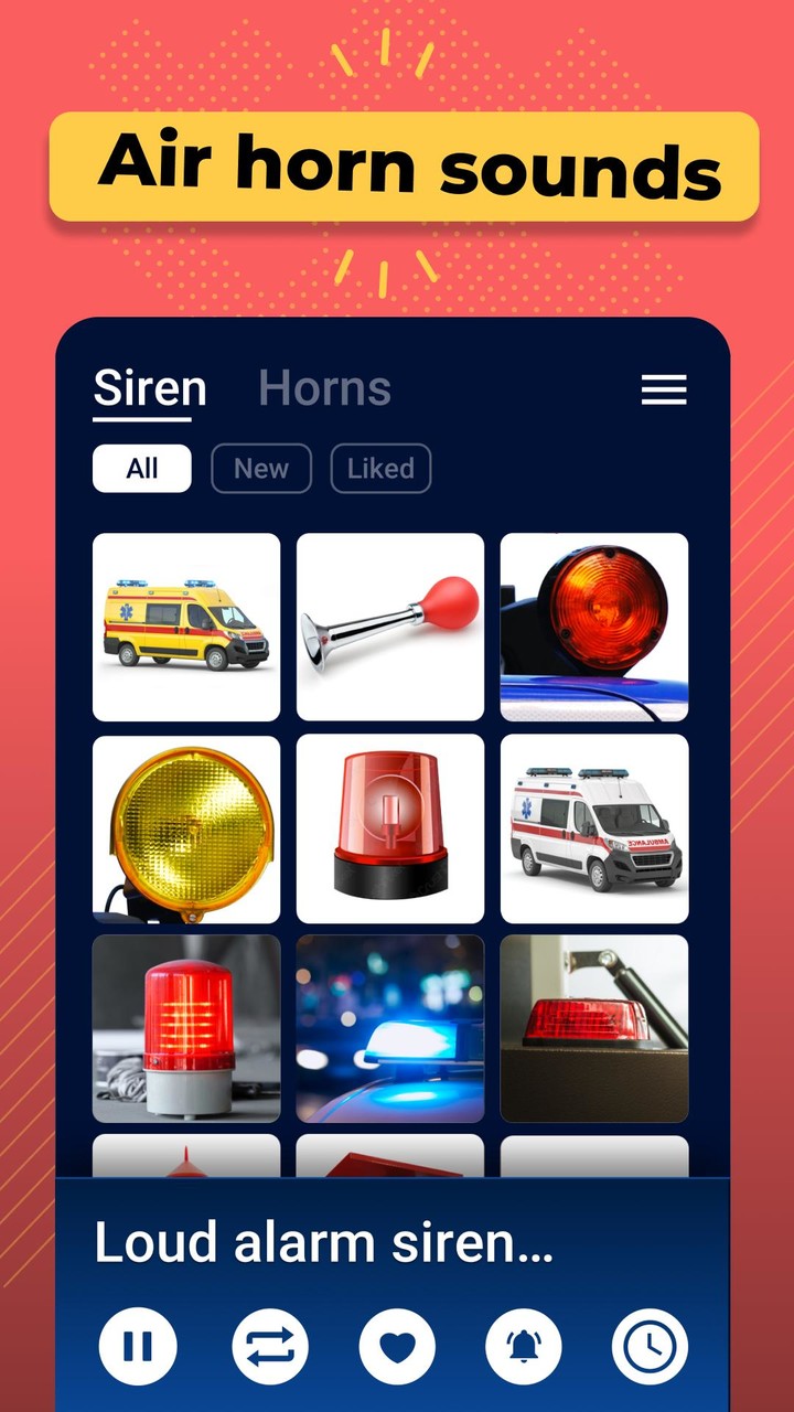 Air Horn - Siren Sound Prank screenshot image 7_Popularmodapk.com