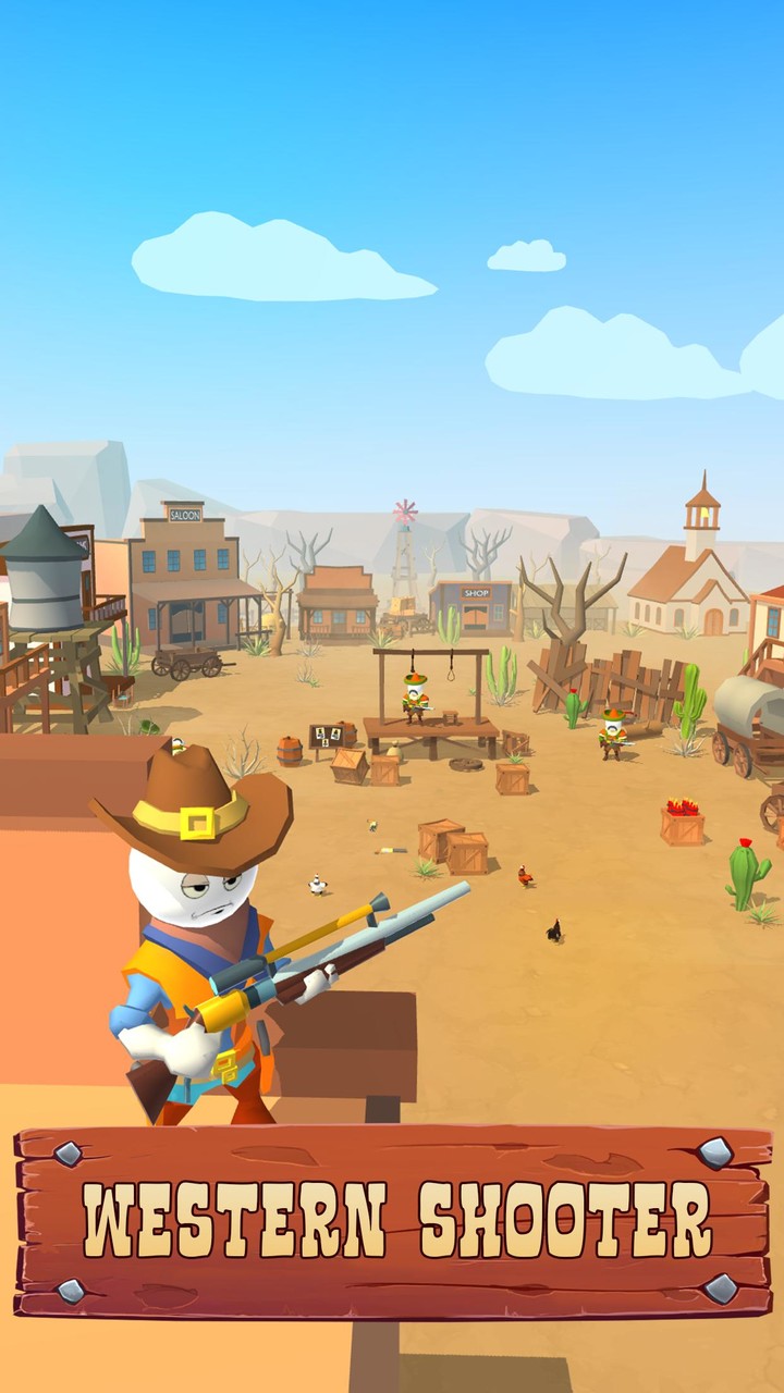 Stickman Sniper: Western gun screenshot image 1_Popularmodapk.com