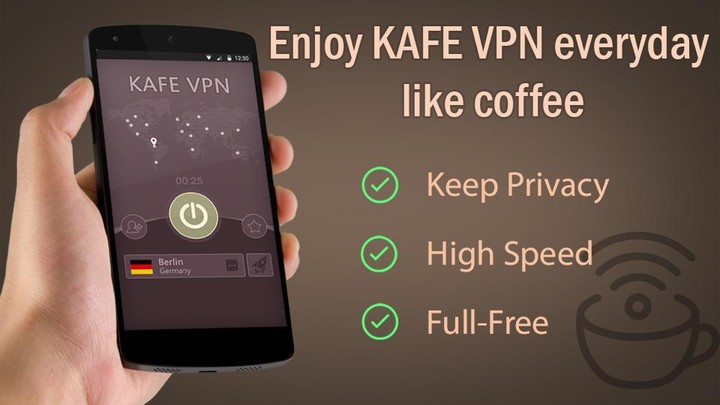 KAFE VPN - Fast & Secure VPN screenshot image 6_Popularmodapk.com