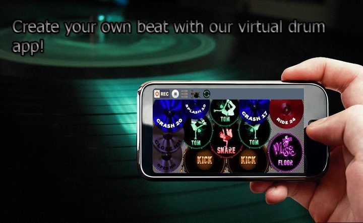 Drum Mighty - Musical Drum Kit screenshot image 3_Popularmodapk.com