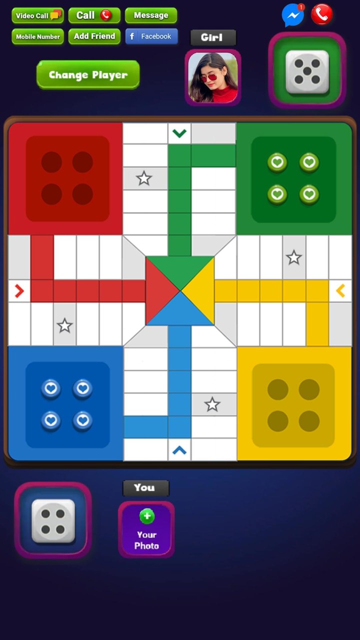 Ludo Online Ludo Game Live Cha screenshot image 4_Popularmodapk.com
