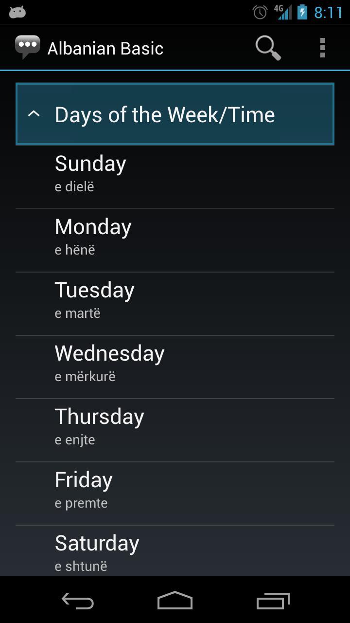 Albanian Basic Phrases screenshot image 2_Popularmodapk.com