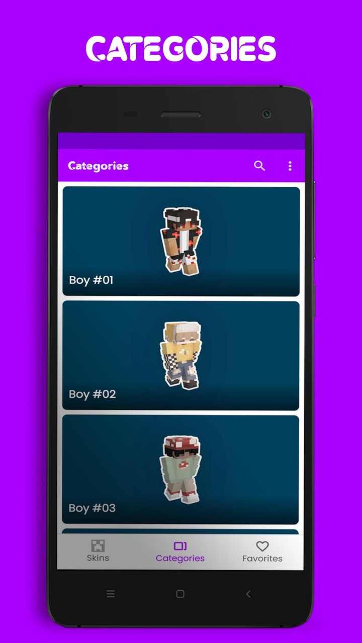 Boys - Skins for Minecraft PE screenshot image 3_Popularmodapk.com