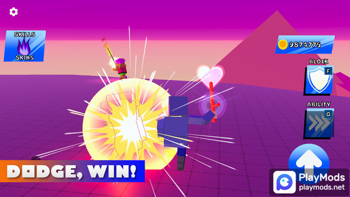 Blade Ball: Dodgeball Offline<span>(No Ads)</span> screenshot image 2_Popularmodapk.com