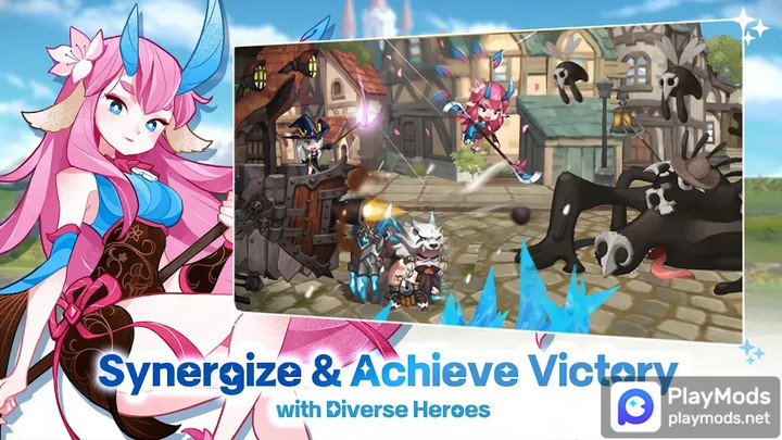 Fortress Saga: AFK RPG<span>(Speed change)</span> screenshot image 3_Popularmodapk.com