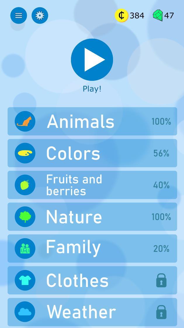 Word search game in English screenshot image 2_Popularmodapk.com