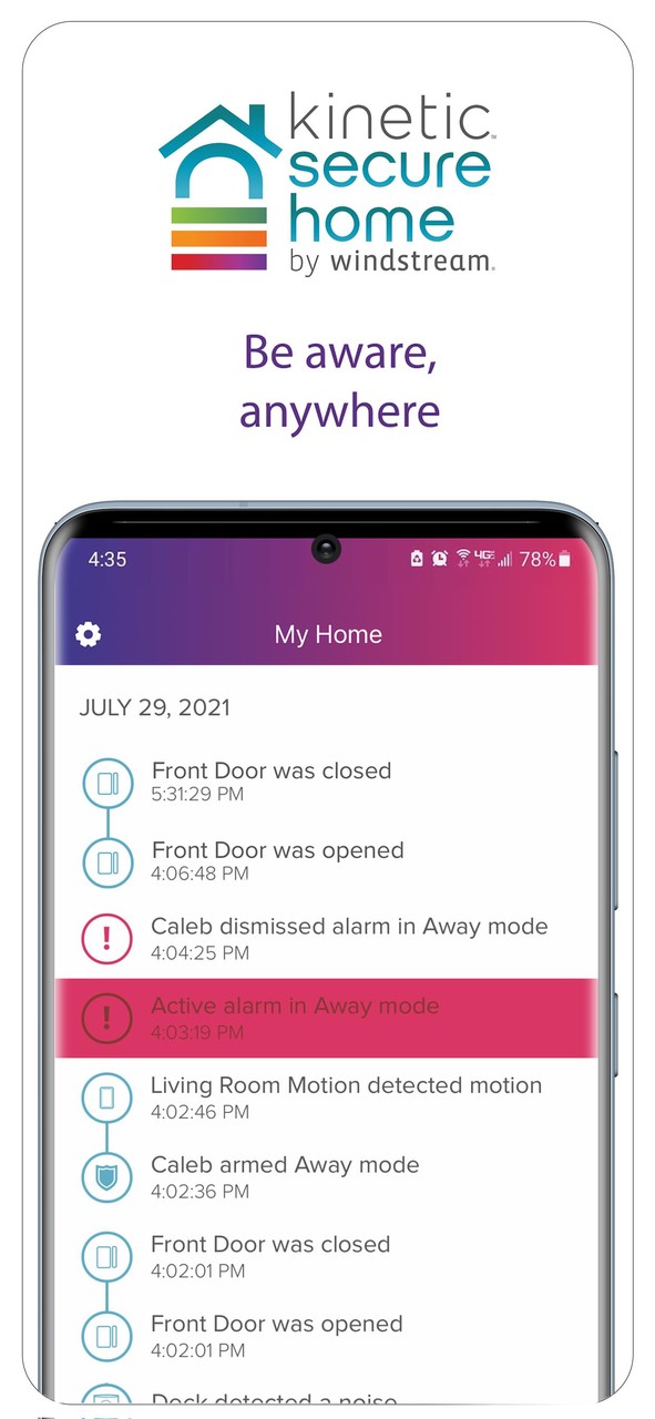 Kinetic Secure Home screenshot image 3_Popularmodapk.com