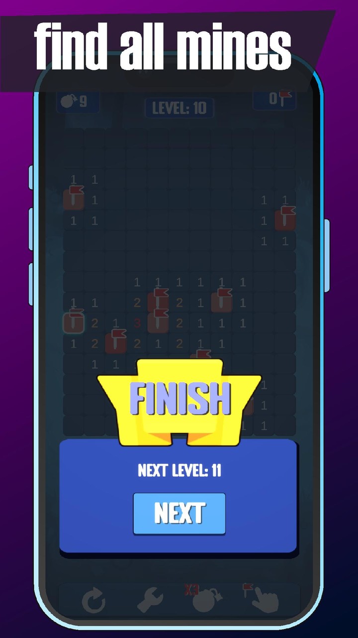 Minesweeper Super Game screenshot image 4_Popularmodapk.com