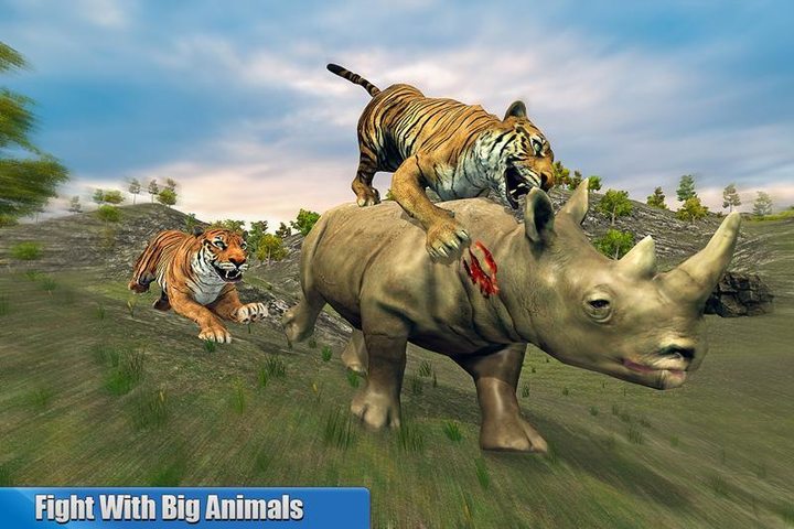 Angry Tiger Family Simulator screenshot image 6_Popularmodapk.com