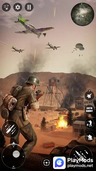 Sniper War Attack 3D Gun Games<span>(Unlimited Money)</span> screenshot image 1_Popularmodapk.com