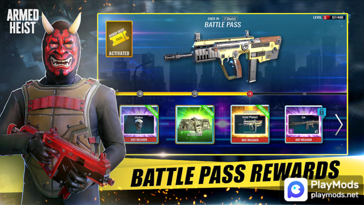 Armed Heist: Shooting games<span>(Immortality/No Recoil)</span> screenshot image 4_Popularmodapk.com