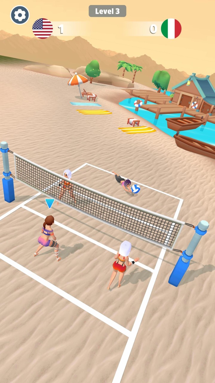 Beach Volleyball Game screenshot image 5_Popularmodapk.com