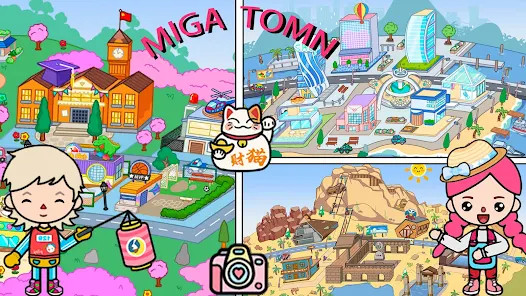 Mica Town Vacation hotel screenshot image 1_Popularmodapk.com