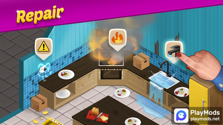 Mansion Cafe: Match Love Story<span>(Unlimited money)</span> screenshot image 1_Popularmodapk.com
