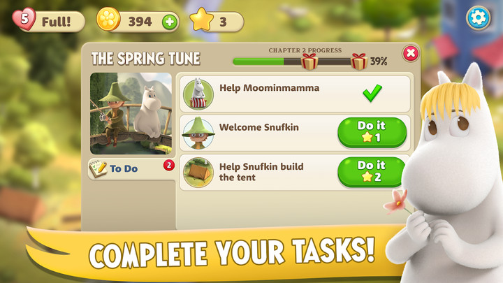 Moomin: Puzzle and Design(mod) screenshot image 5_Popularmodapk.com