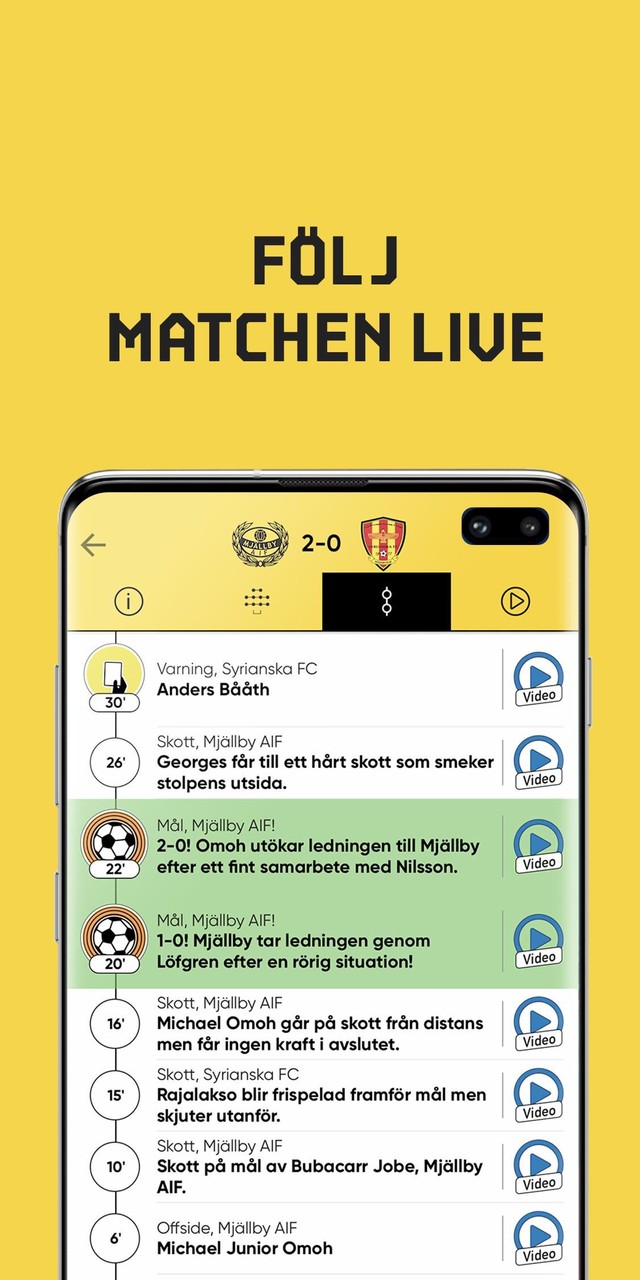 Mjällby AIF Live screenshot image 8_Popularmodapk.com