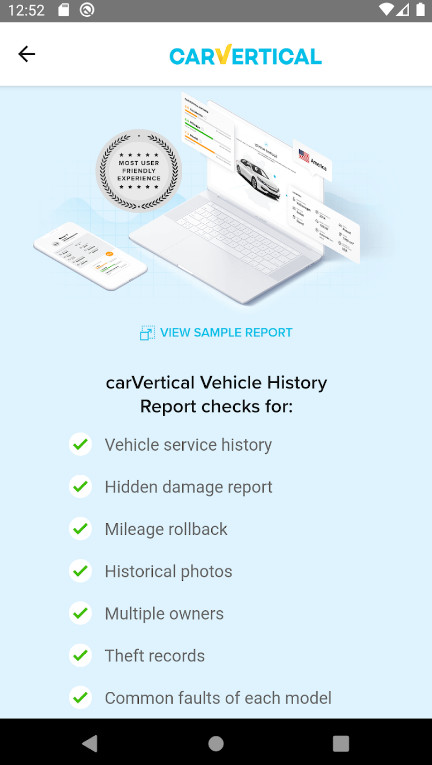 carVertical: Check Car History screenshot image 1_Popularmodapk.com