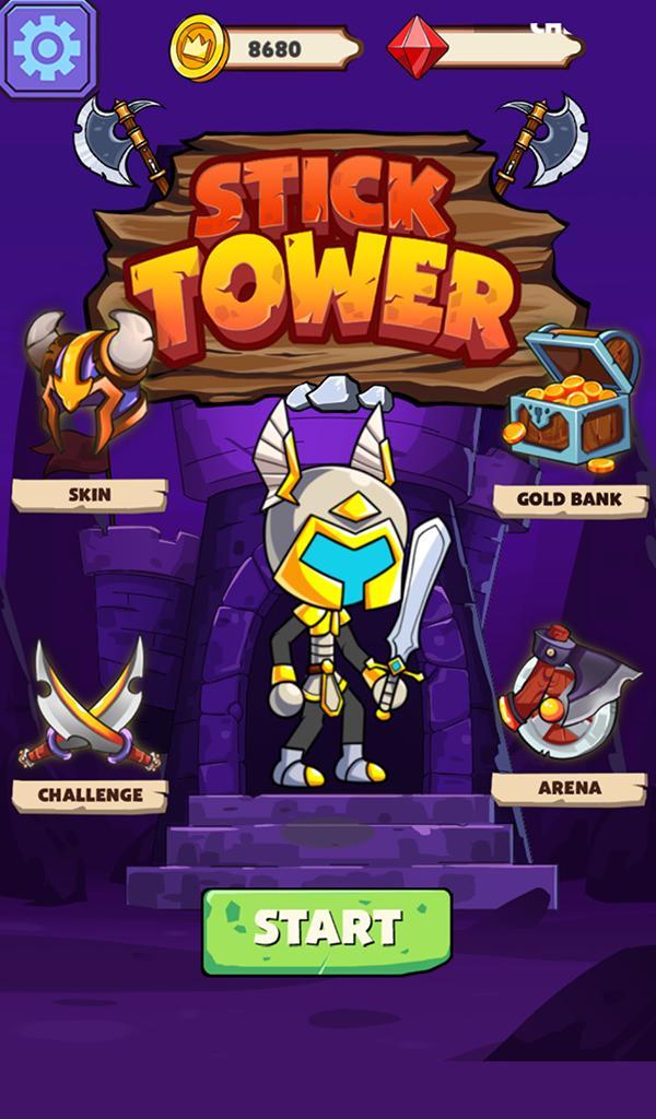 Stick Hero Tower: Mighty Party screenshot image 1_Popularmodapk.com