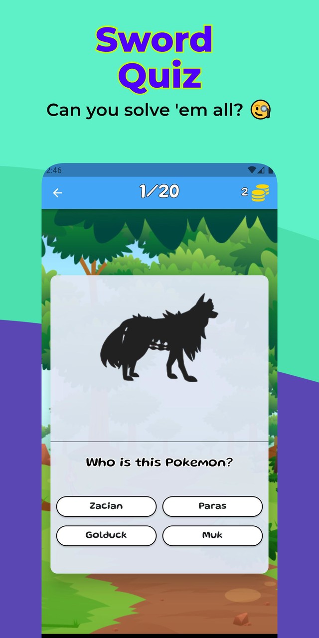 Solve Em All - Quiz For Poke screenshot image 1_Popularmodapk.com