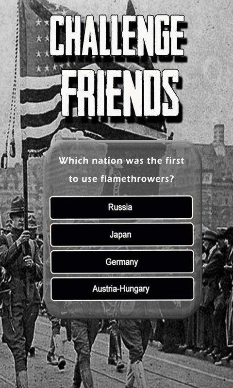 WW1 History Knowledge Quiz screenshot image 2_Popularmodapk.com
