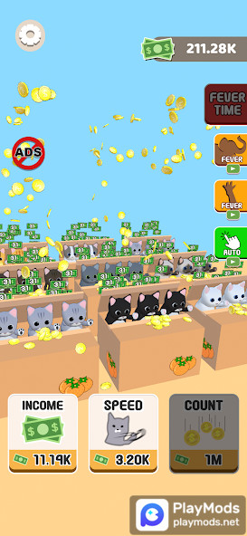 Cat Box Fever<span>(No Ads)</span> screenshot image 3_Popularmodapk.com