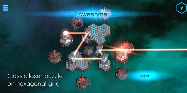 Hex Laser Puzzle<span>(No Ads)</span> screenshot image 1_Popularmodapk.com