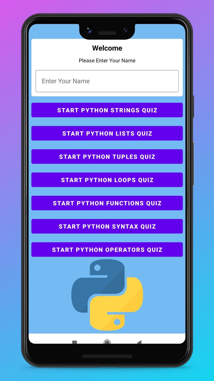Python Quiz screenshot image 6_Popularmodapk.com