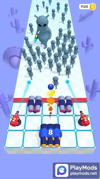 Shooting Towers: Merge Defense<span>(Unlimited Money)</span> screenshot image 3_Popularmodapk.com