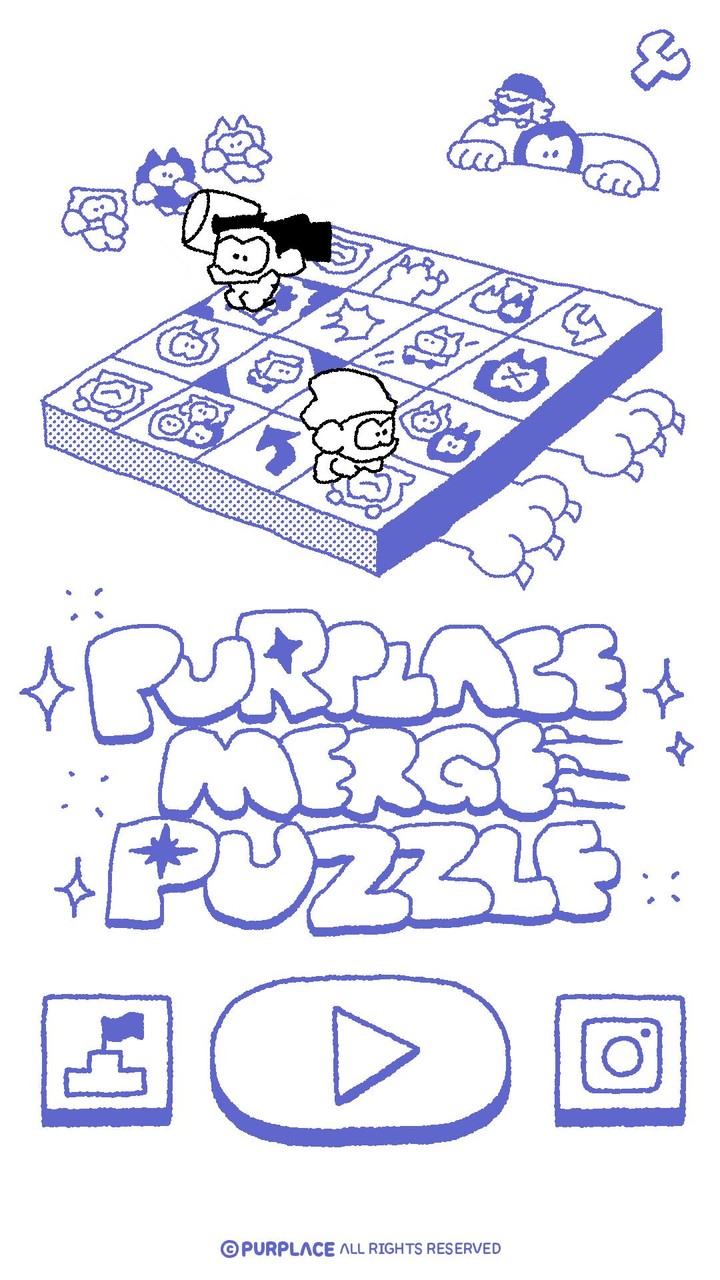 PURPLACE Merge Puzzle screenshot image 1_Popularmodapk.com