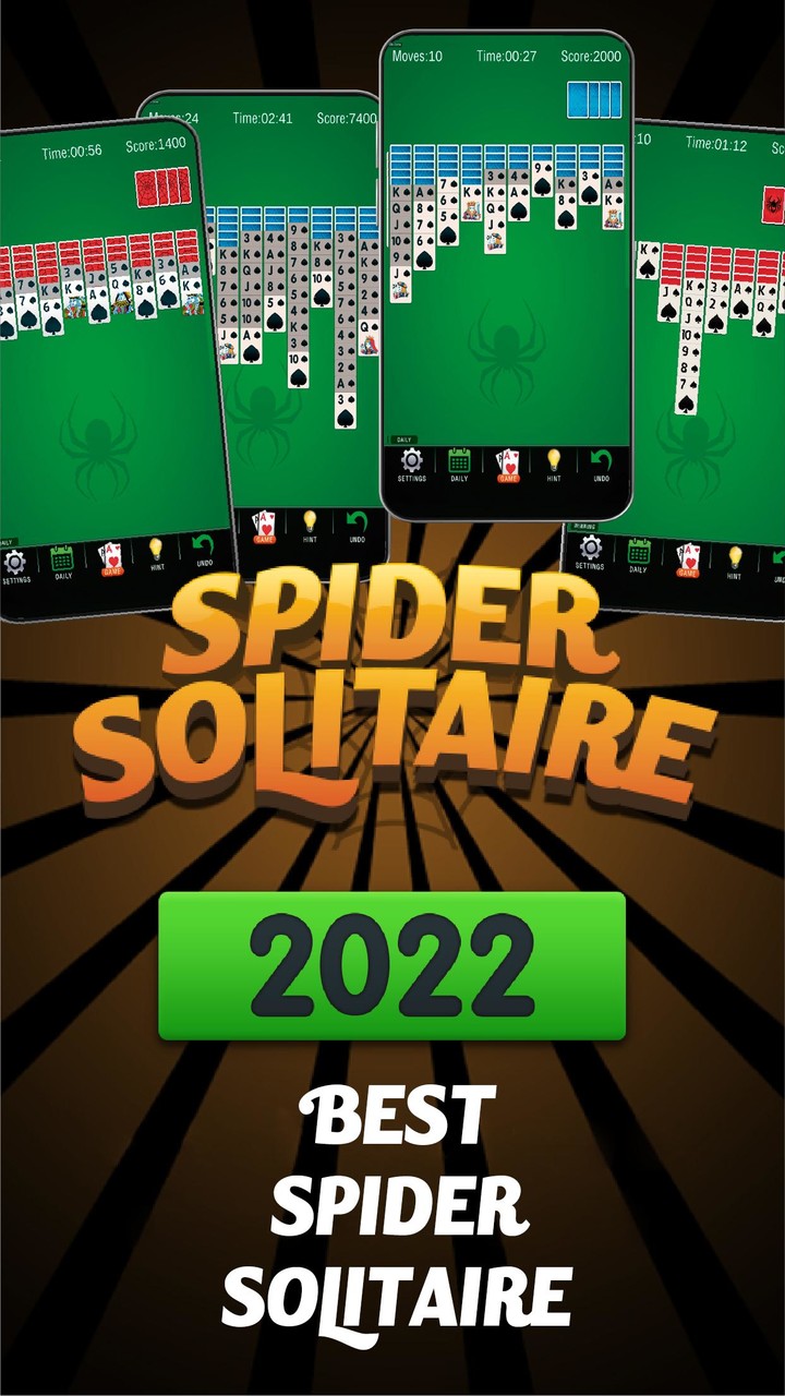 Spider Solitaire 2022 screenshot image 1_Popularmodapk.com