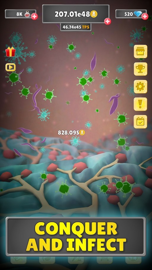 Idle Plague(Large currency) screenshot image 1_Popularmodapk.com