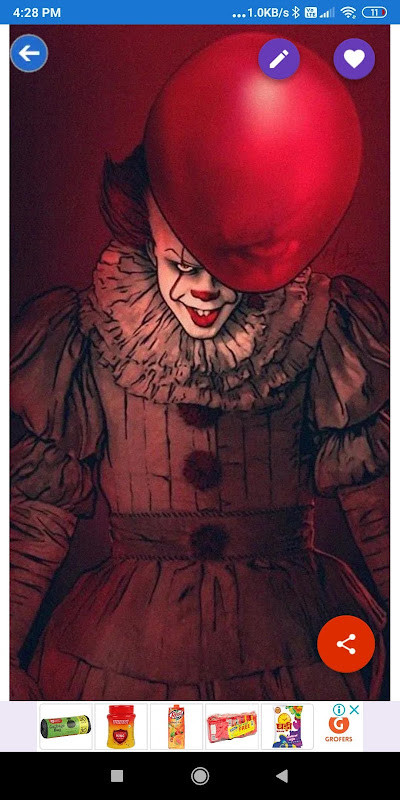 Scary Clown Wallpaper:HD Images,Free Pics download screenshot image 11_Popularmodapk.com