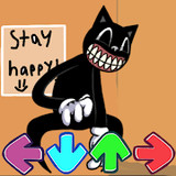 Battle vs Cartoon Cat FNF Mod1.0_Popularmodapk.com
