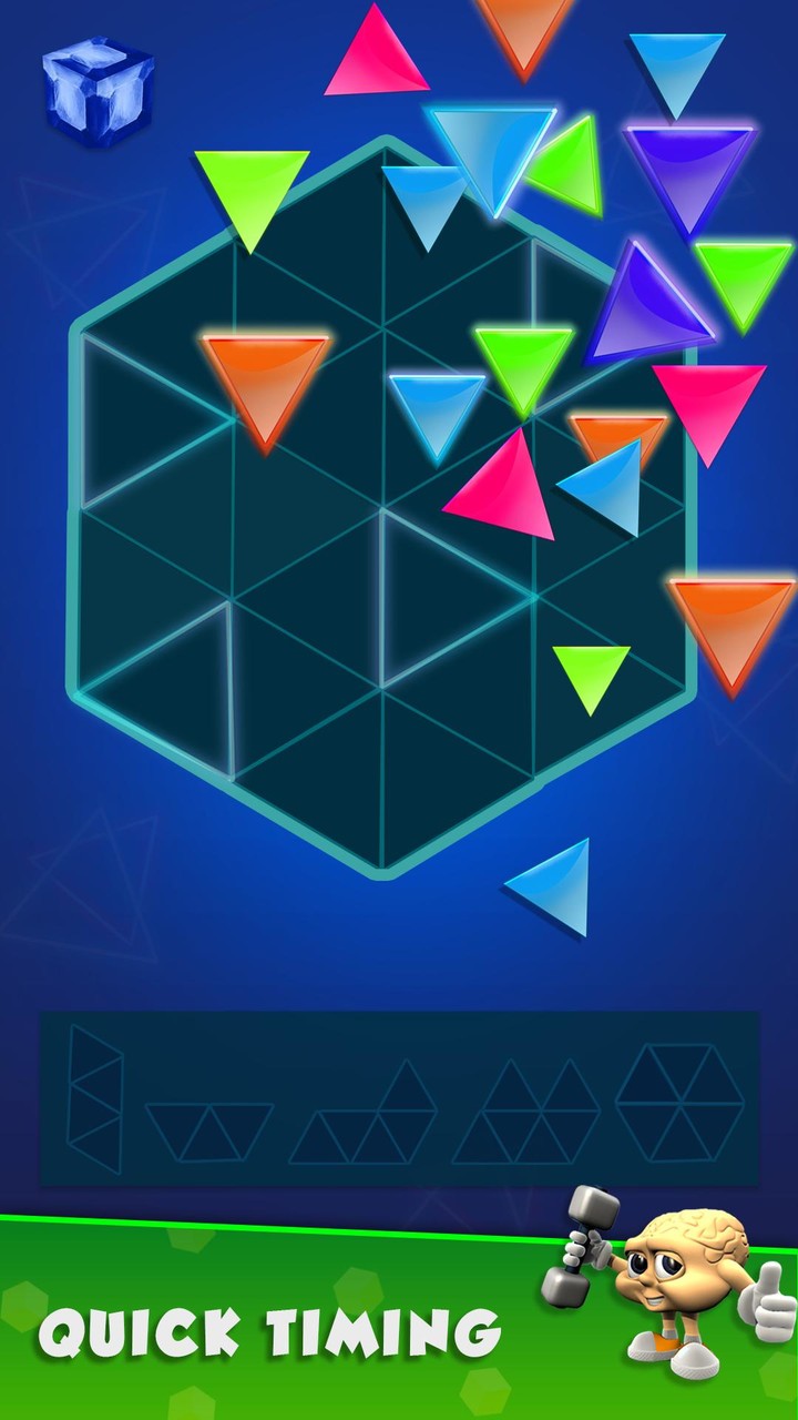 Triangle Block Puzzle Game screenshot image 3_Popularmodapk.com