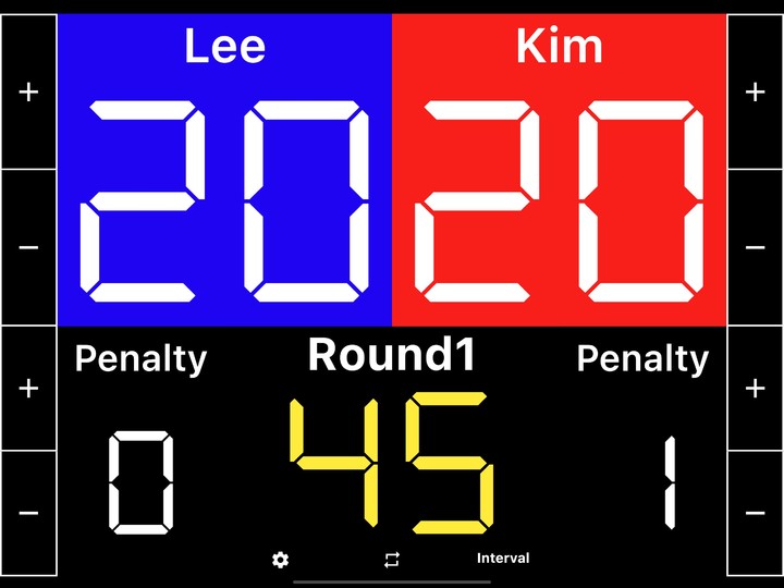 Taekwondo Scoreboard screenshot image 4_Popularmodapk.com