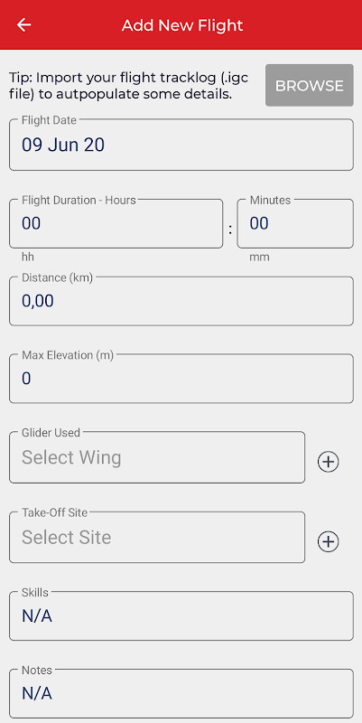 Paragliding Logbook screenshot image 4_Popularmodapk.com