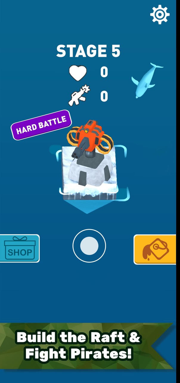 Penguin Island Raft Wars Ocean screenshot image 3_Popularmodapk.com