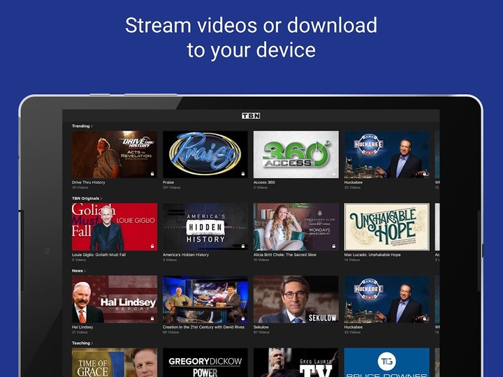 TBN: Watch TV Shows & Live TV screenshot image 2_Popularmodapk.com