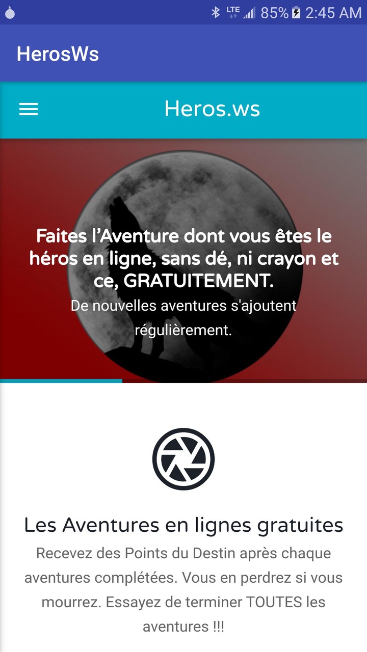 Heros - Jeu dont vous êtes le  screenshot image 1_Popularmodapk.com